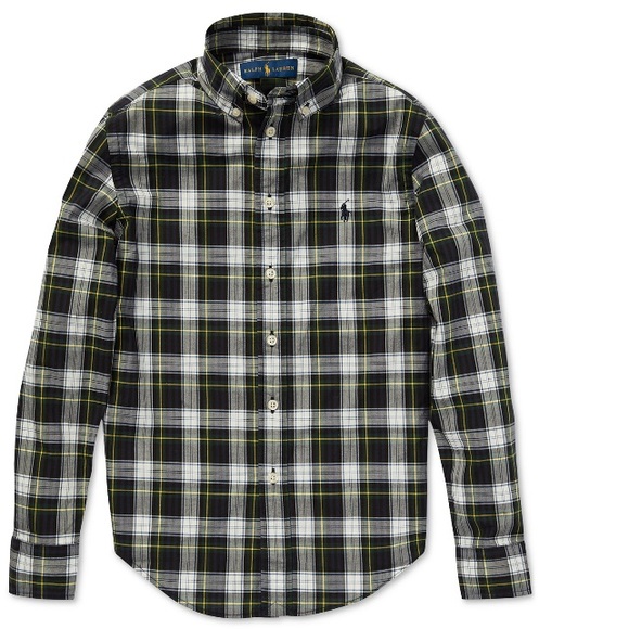 Polo Ralph Lauren Big Boys Cotton Poplin Shirt 👔
